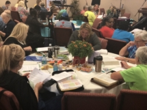 IMG_1378 Women with bibles open on table